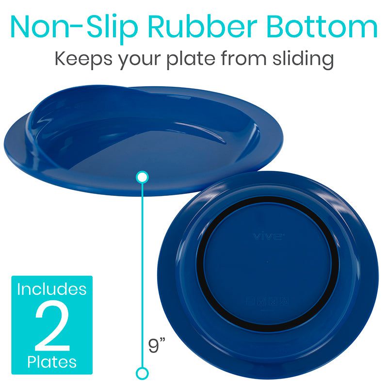 Spill Proof Scoop Plate - 2 Pack
