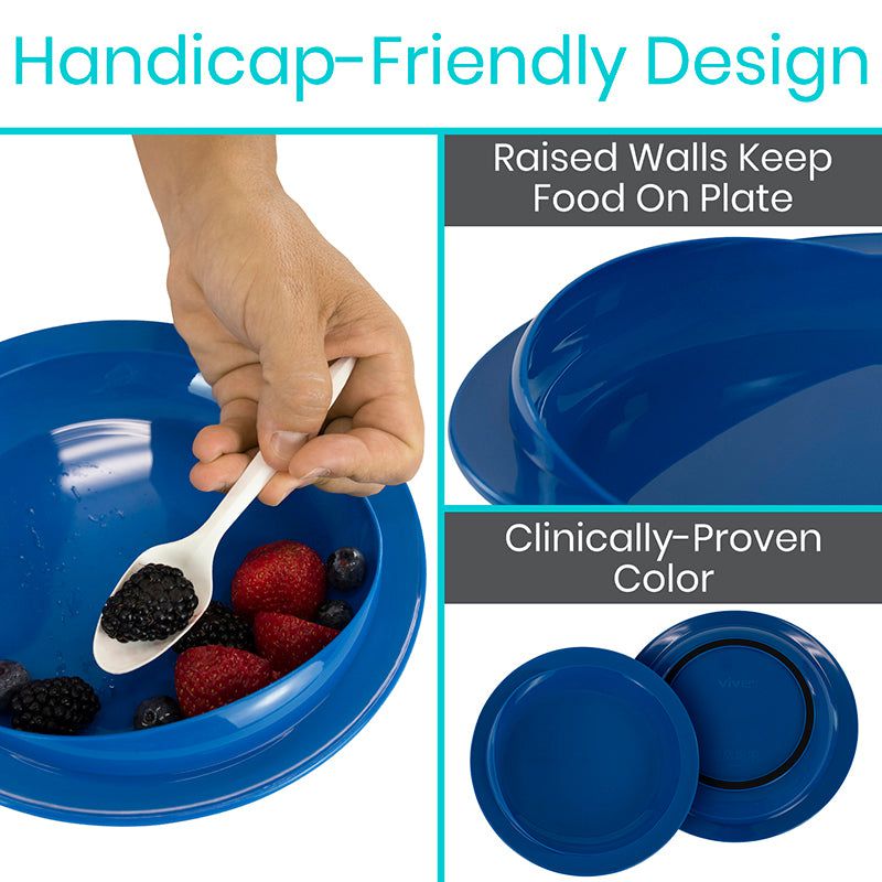 Spill Proof Scoop Plate - 2 Pack