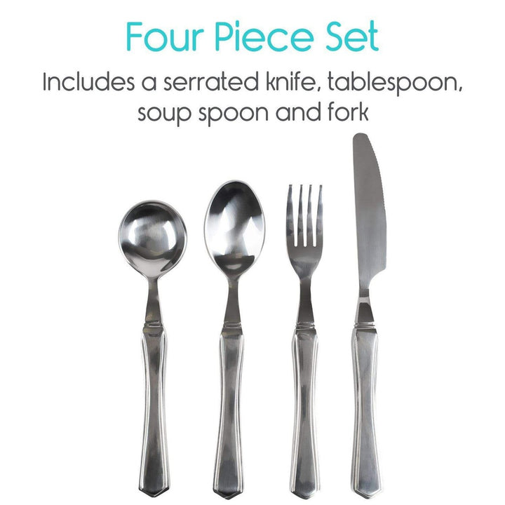Weighted Utensil Set - Stainless Steel