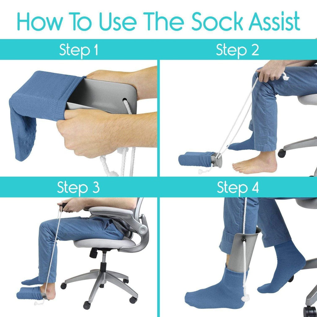 Sock &amp; Shoe Assist Kit - Sock Aid + 23" Shoe Horn