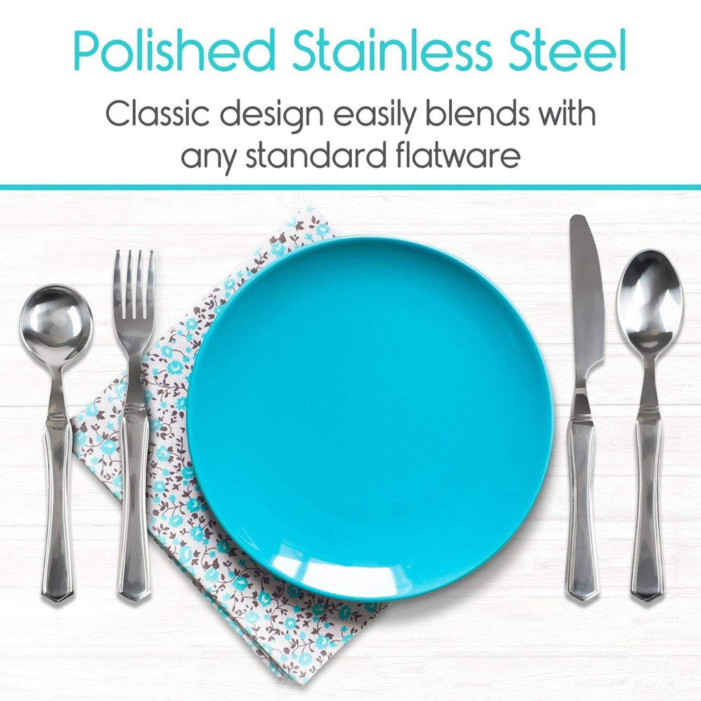 Weighted Utensil Set - Stainless Steel
