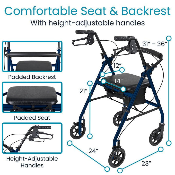 Aluminum Lightweight Rollator