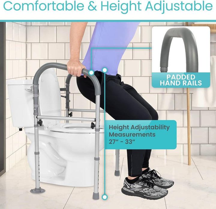 Toilet Safety Frame With Handles