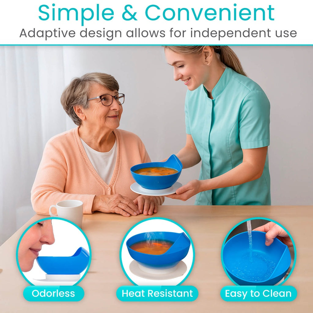 Spill-Proof Scoop Bowl &amp; Plate Set