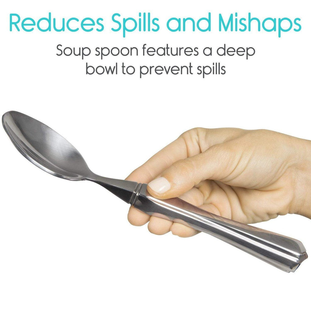Weighted Utensil Set - Stainless Steel