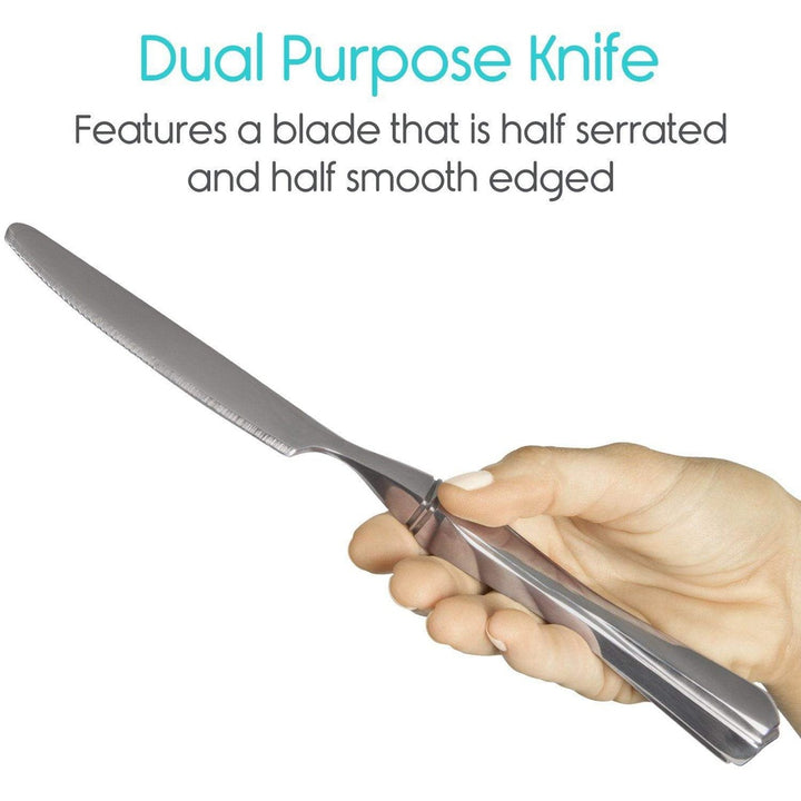 Weighted Utensil Set - Stainless Steel